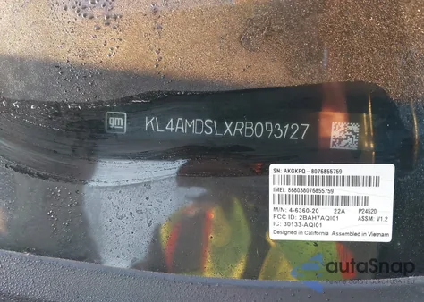 2024 Buick Encore Gx Sport Touring Fwd from USA, damaged, VIN KL4AMDSLXRB093127